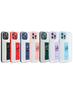 COVER MORBIDA TRASPARENTE LINGUETTA DI SUPPORTO INTEGRATA MAGNETICA 2