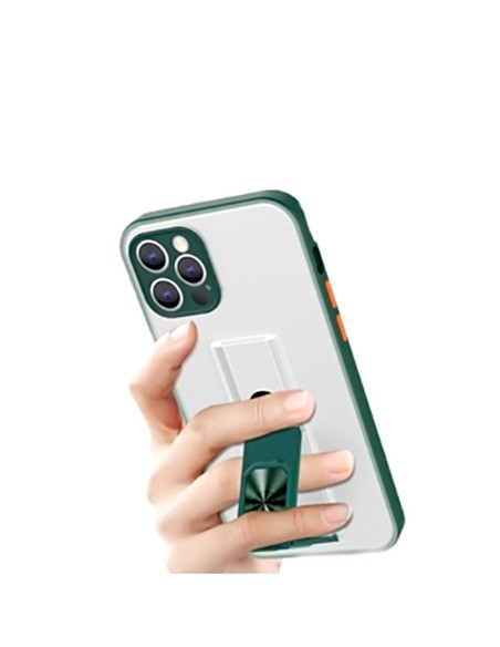 MAGNETIC TONGUE KICKSTAND SOFT CLEAR COVER CASE