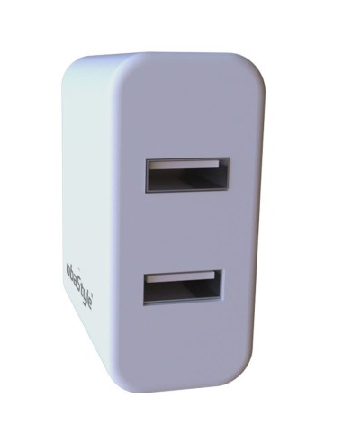 CARICABATTERIE DA RETE UNIVERSALE DOPPIA PORTA USB 2.1A CON CAVO 8 PIN