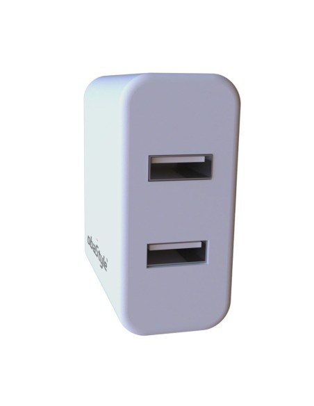 DUAL PORT USB TRAVEL WALL CHARGER WITH V8 CABLE