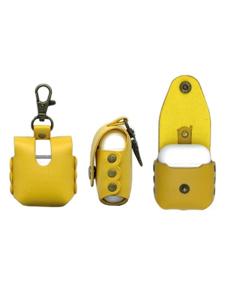 CUSTODIA PROTETTIVA IN ECOPELLE PER AURICOLARI WIRELESS