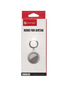 CLEAR KEYRING AIRTAG HOLDER 2