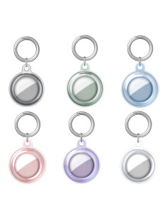 PORTE-CLÉS TRANSPARENT COMPATIBLE AIRTAG