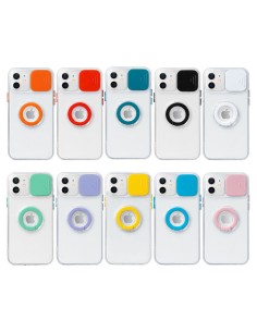 COVER MORBIDA CON PROTEZIONE FOTOCAMERA E SUPPORTO AD ANELLO INTEGRATO 2