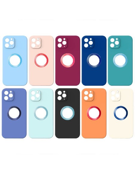 HÜLLE MIT SOFT-TOUCH-EFFEKT UND LOGOLOCH