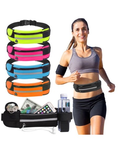 ÉTUI DE CEINTURE DE SPORT AVEC PORTE-BOUTEILLE