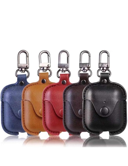 PROTECTIVE PU LEATHER CASE FOR WIRELESS EARPHONES