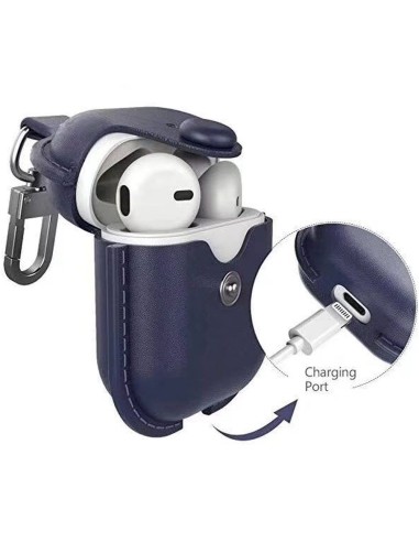 CUSTODIA PROTETTIVA IN ECOPELLE PER AURICOLARI WIRELESS