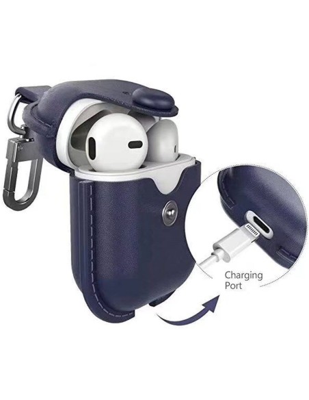 CUSTODIA PROTETTIVA IN ECOPELLE PER AURICOLARI WIRELESS