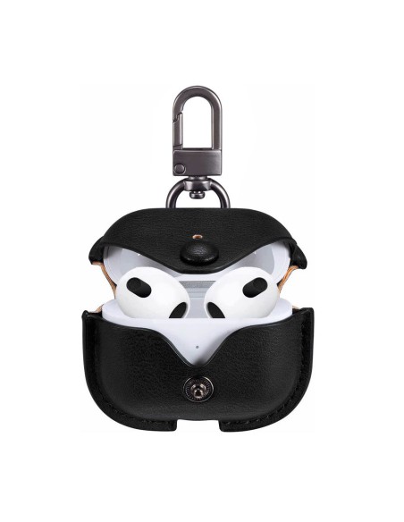 PROTECTIVE PU LEATHER CASE FOR WIRELESS EARPHONES