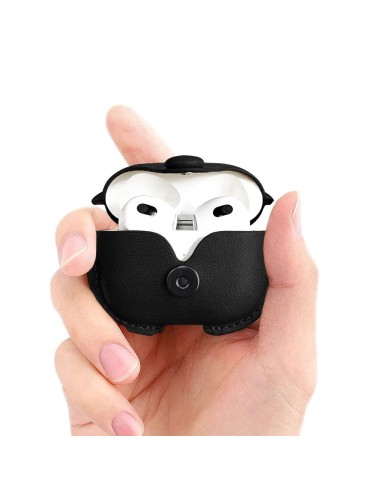 PROTECTIVE PU LEATHER CASE FOR WIRELESS EARPHONES