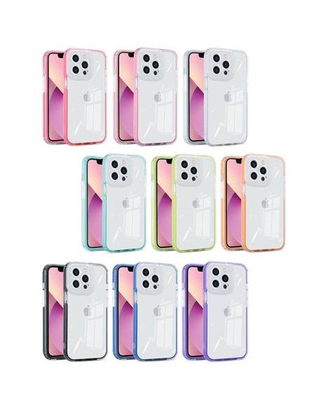 COVER SEMIRIGIDA TRASPARENTE CON BUMPER INTEGRATO