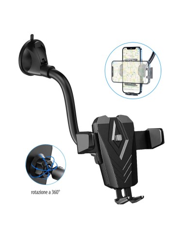 SUPPORT UNIVERSEL POUR VOITURE AVEC VENTOUSE