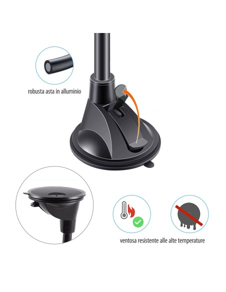 UNIVERSAL CAR HOLDER WITH SUCTION CUP