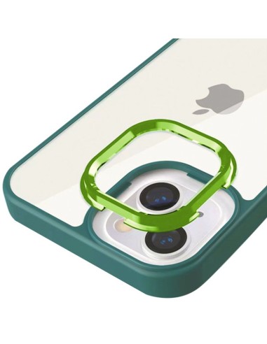 COVER RIGIDA CON PROTEZIONE FOTOCAMERA CROMATA REMOVIBILE