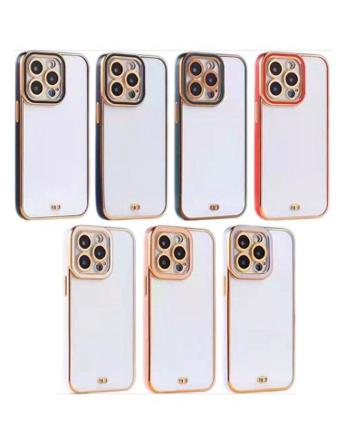 CHROME-PLATED CLEAR SOFT COVER CASE