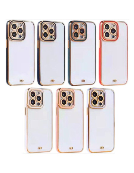 CHROME-PLATED CLEAR SOFT COVER CASE