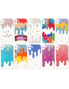 COVER SEMIRIGIDA TRASPARENTE CON STAMPA GELATO