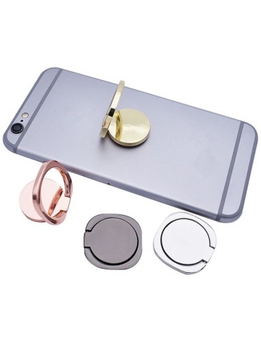 REMOVABLE MAGNETIC CHROME-PLATED RING SUPPORT