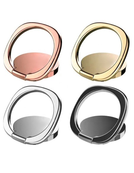 SUPPORTO AD ANELLO RIMOVIBILE MAGNETICO CROMATO