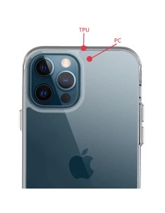 CHROME-PLATED BUTTONS CLEAR SEMIHARD COVER CASE 2