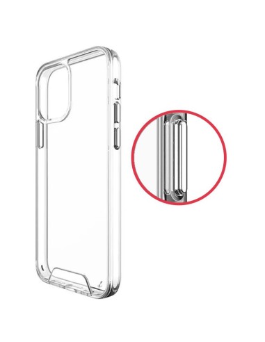 CHROME-PLATED BUTTONS CLEAR SEMIHARD COVER CASE