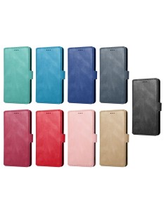 CUSTODIA A LIBRO CHIUSURA CLIP MAGNETICA CON SCOMPARTO CARTE