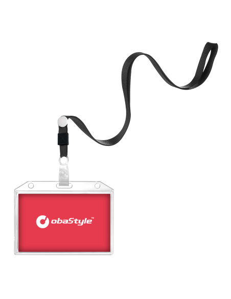 HARD CARD HOLDER WITH NECK STRAP
