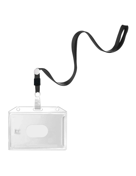 HARD CARD HOLDER WITH NECK STRAP