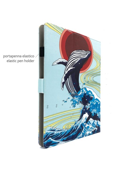 CUSTODIA A LIBRO UNIVERSALE PER TABLET DIVERSE FANTASIE