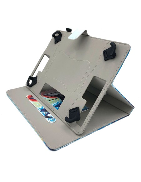 CUSTODIA A LIBRO UNIVERSALE PER TABLET DIVERSE FANTASIE